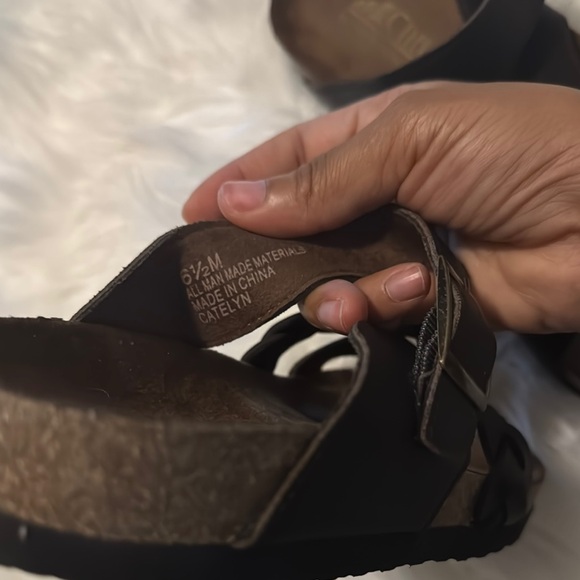 Women's Dark Brown Braided Sandals - Picture 9 of 10